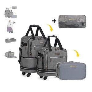 Biaggi Zipsak Expandable Underseat Carry-On Luggage